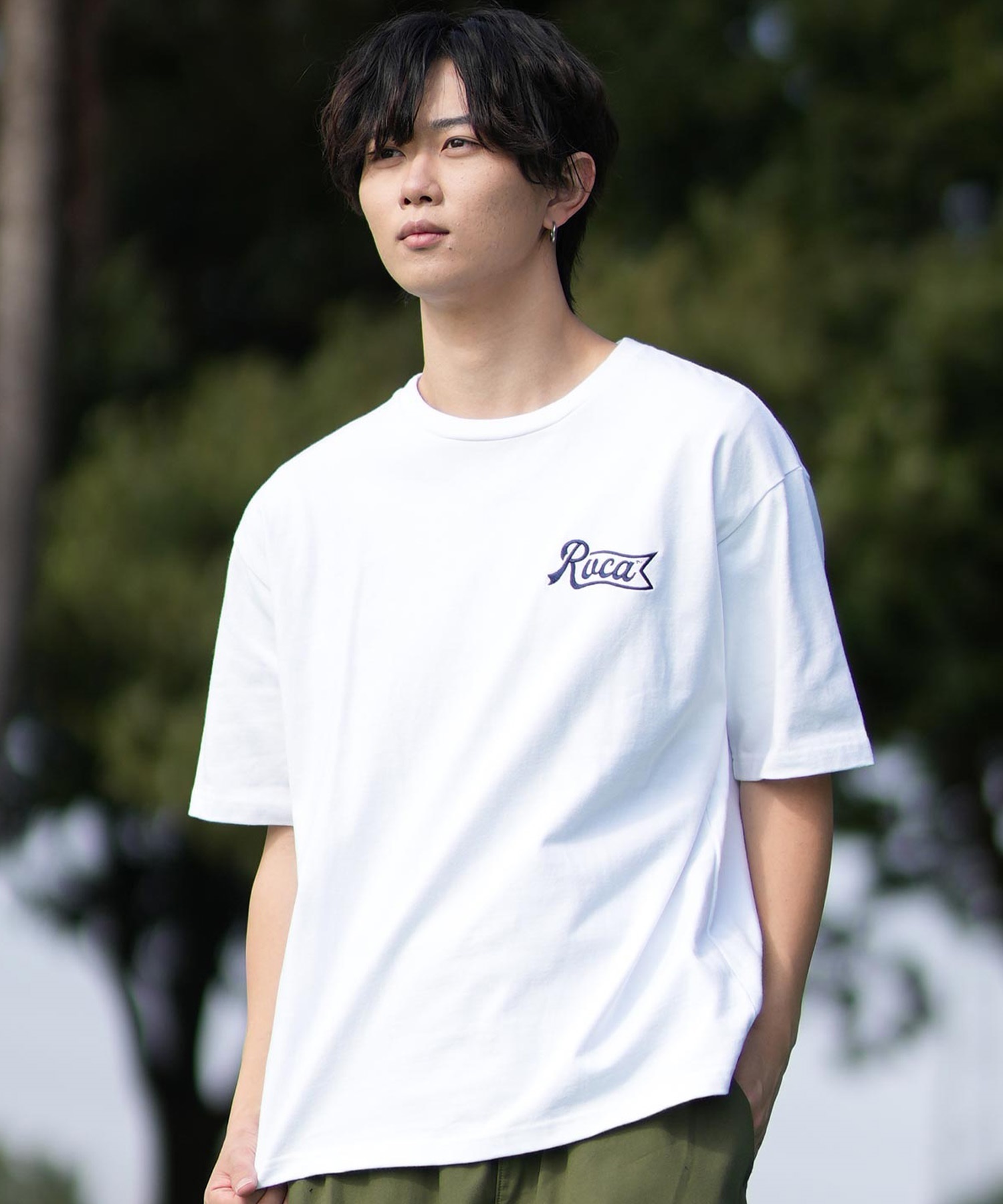 RVCA☆Roaring Short Sleeve Tee プリント コットン半袖 Tシャツ 楽天市場】RVCA ルーカ 半袖 Tシャツ レディース バックプリント