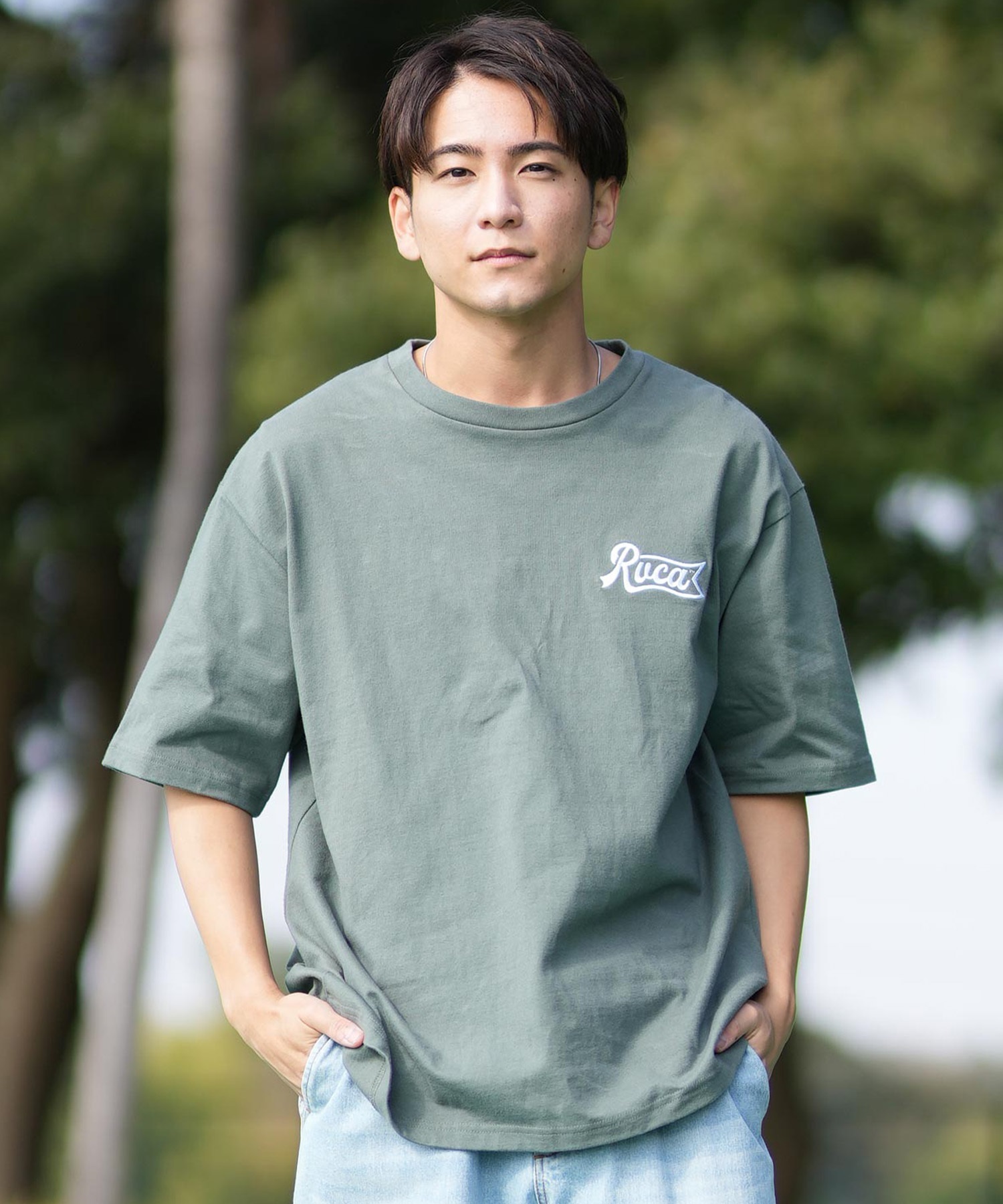 RVCA ルーカ メンズ 半袖 Tシャツ バックプリント BF041-253