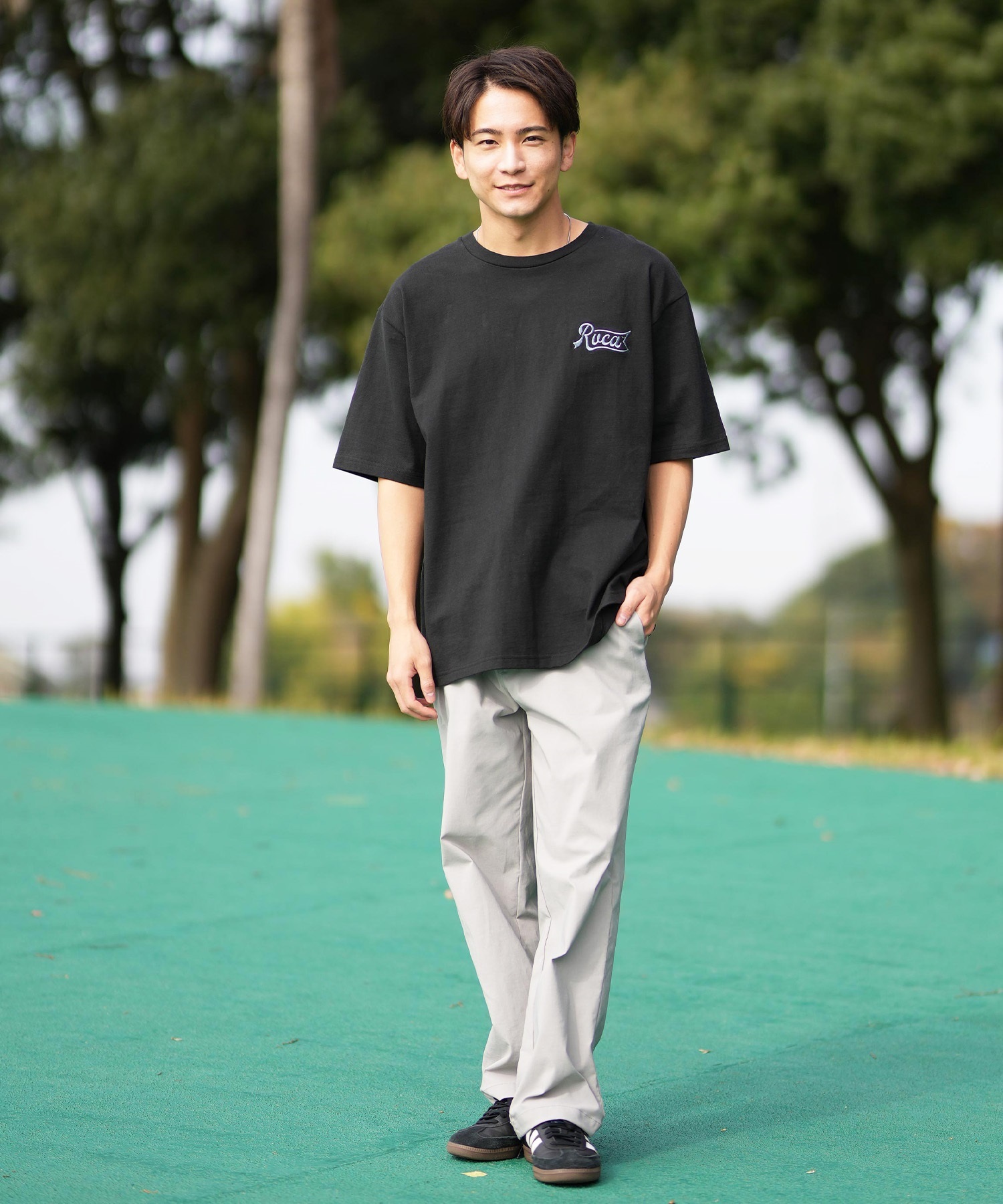 RVCA☆In The Ring Short Sleeve Tee プリント 半袖 Tシャツ RVCA ルーカ メンズ 半袖 Tシャツ バックプリント BF041-253