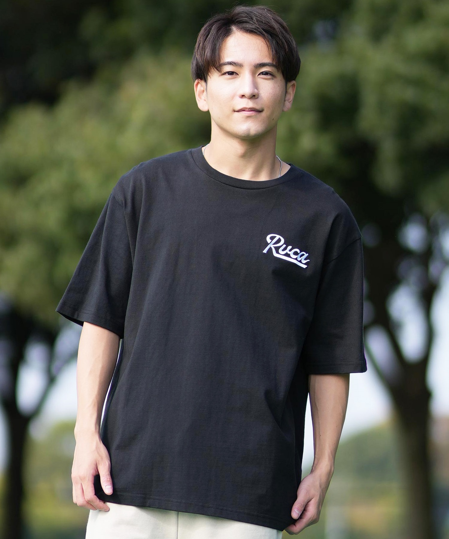RVCA ルーカ 半袖 Tシャツ メンズ バックプリント BF041-254 ショート