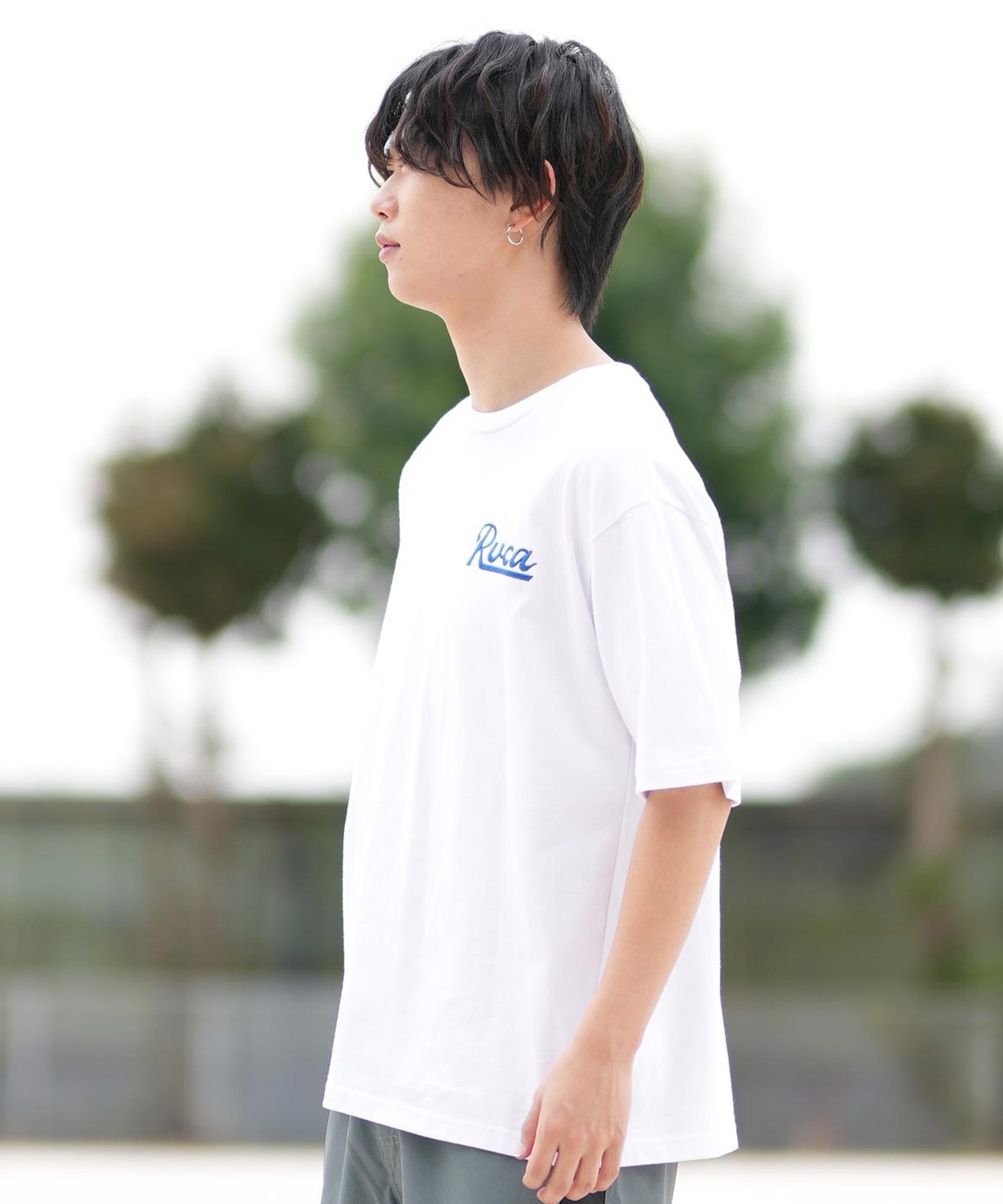 RVCA ルーカ 半袖 Tシャツ メンズ バックプリント BF041-254 ショート