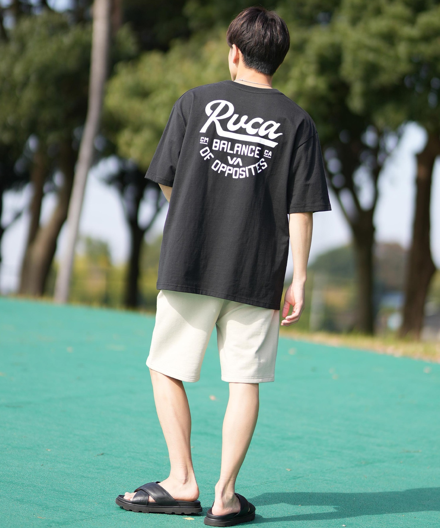 RVCA ルーカ 半袖 Tシャツ メンズ バックプリント BF041-254 ショート