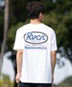 RVCA ルーカ 半袖 Tシャツ メンズ バックプリント RANCH SCRIPT SS BF041-256(WHT-S)