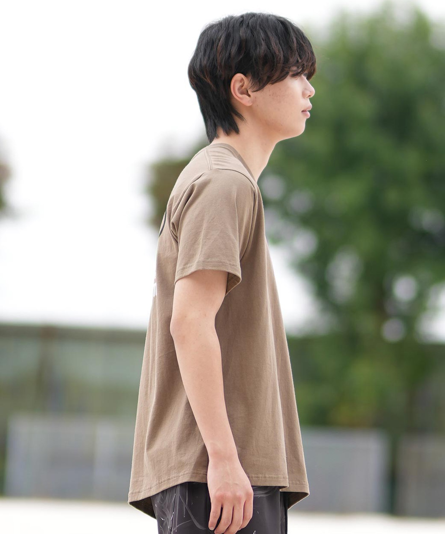 RVCA ルーカ 半袖 Tシャツ メンズ バックプリント RANCH SCRIPT SS BF041-256(WHT-S)