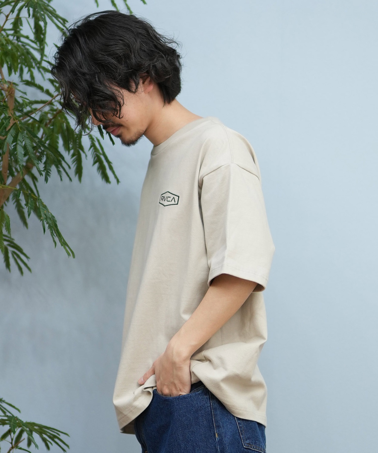 RVCA ルーカ 半袖 Tシャツ メンズ バックプリント BOXロゴ