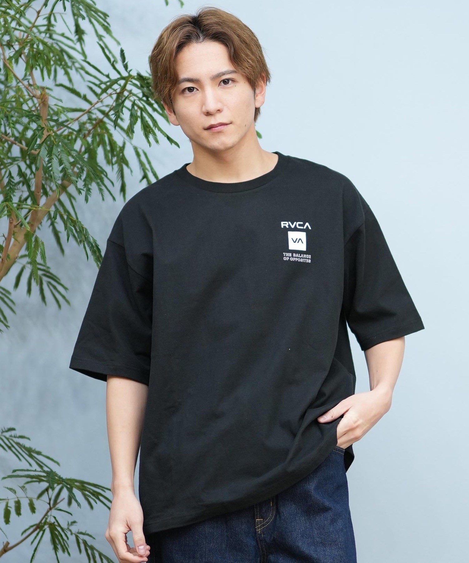 専用【ルーカ】半袖 Tシャツ デカロゴ ビッグロゴ ブラック 黒 バックプリント RVCA ルーカ 半袖 Tシャツ メンズ バックプリント オーバー