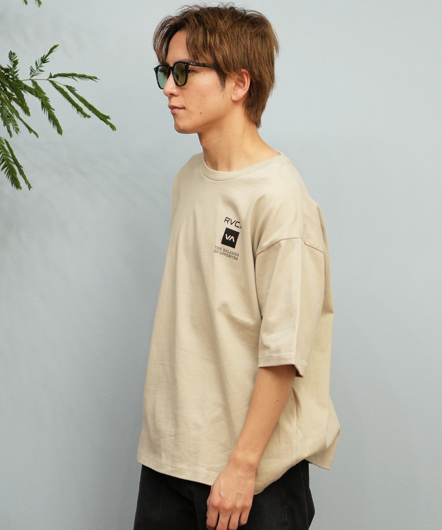 RVCA ルーカ 半袖 Tシャツ メンズ ボックスロゴ バックプリント BF041
