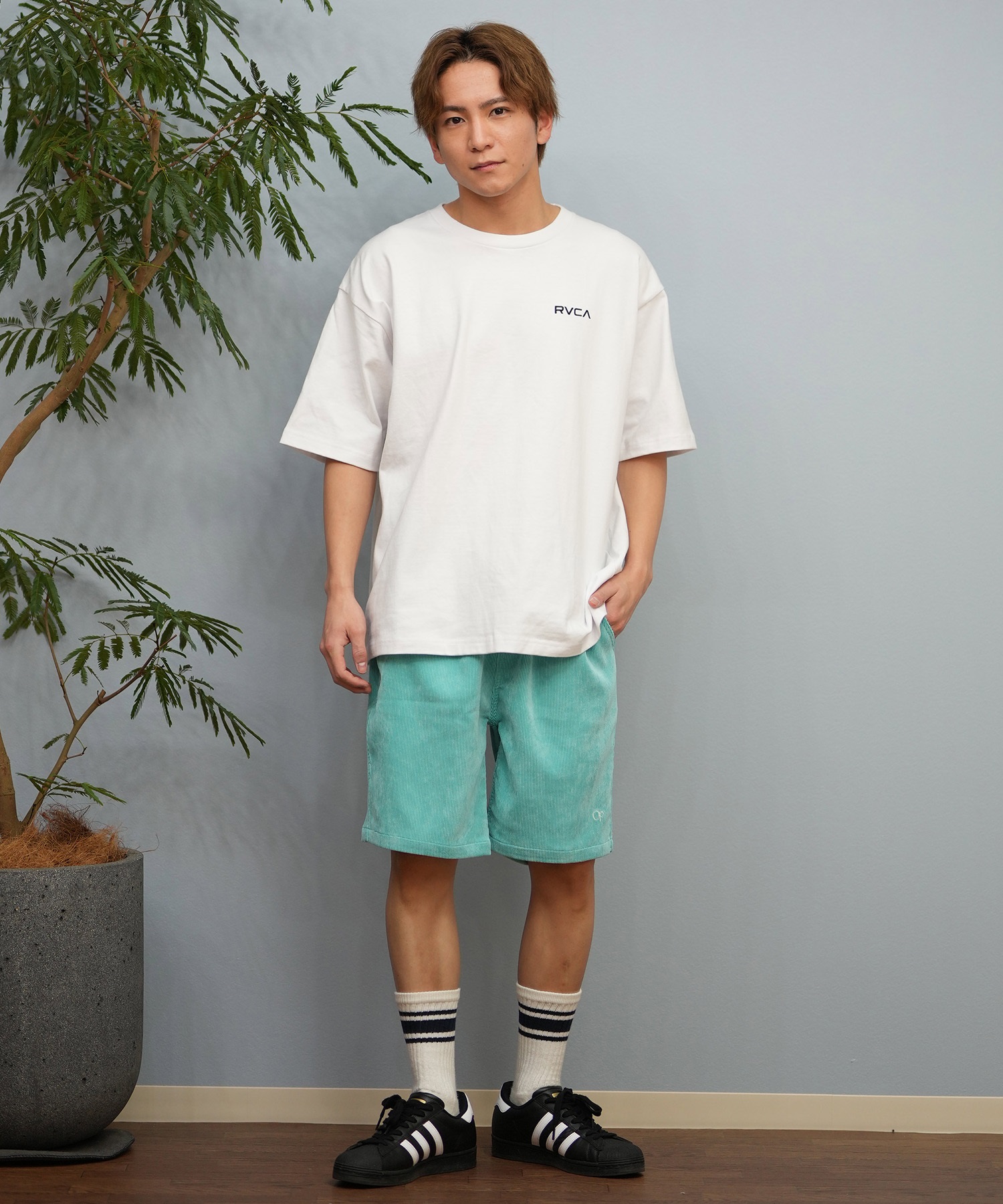 RVCA☆In The Ring Short Sleeve Tee プリント 半袖 Tシャツ RVCA ルーカ Tシャツ メンズ 半袖 白 BIG TEE カジュアル
