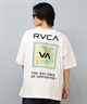 RVCA ルーカ 半袖 Tシャツ メンズ バックプリント オーバーサイズ ボックスロゴ BOX SS BF04A-200(WHT-S)
