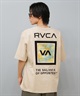 RVCA ルーカ 半袖 Tシャツ メンズ バックプリント オーバーサイズ ボックスロゴ BOX SS BF04A-200(WHT-S)