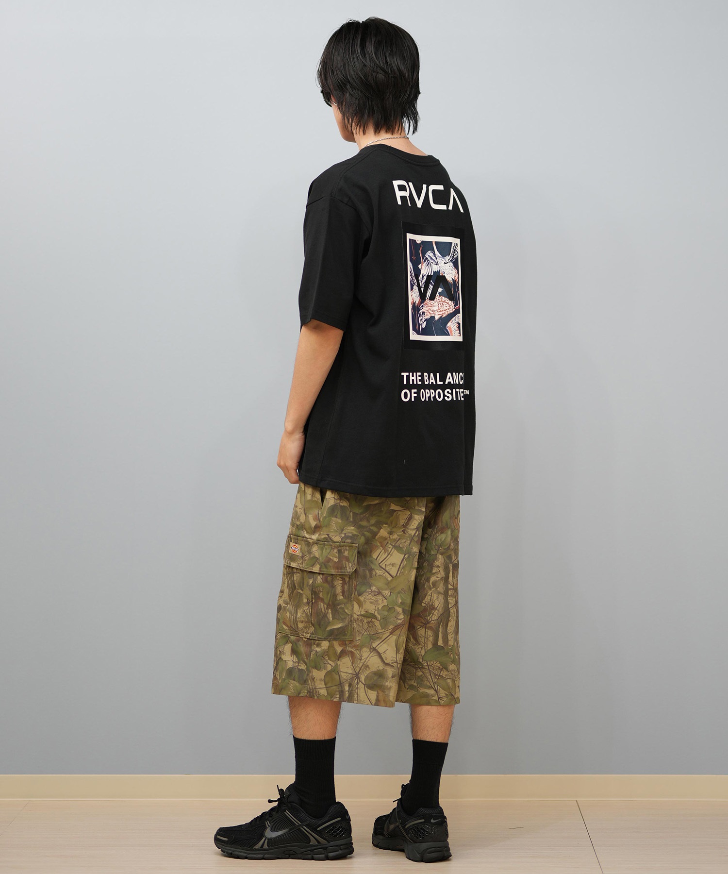 RVCA ルーカ 半袖 Tシャツ メンズ バックプリント オーバー