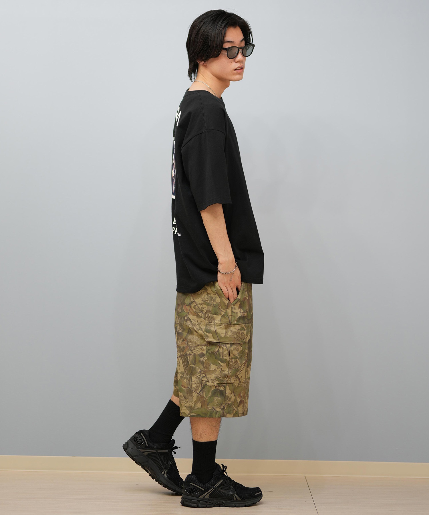 RVCA ルーカ 半袖 Tシャツ メンズ バックプリント オーバーサイズ ボックスロゴ BOX SS BF04A-200(WHT-S)
