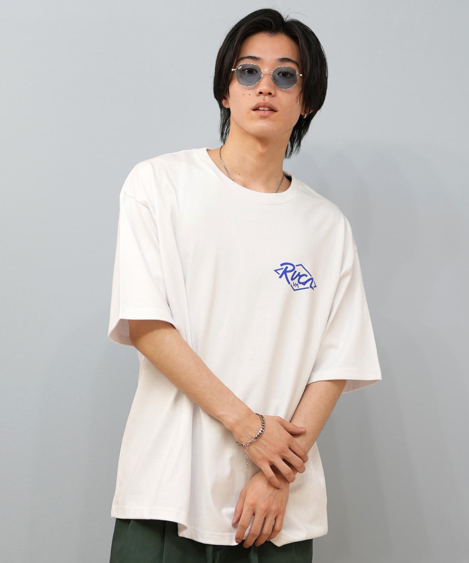 RVCA ルーカ 半袖 Tシャツ メンズ バックプリント オーバーサイズ