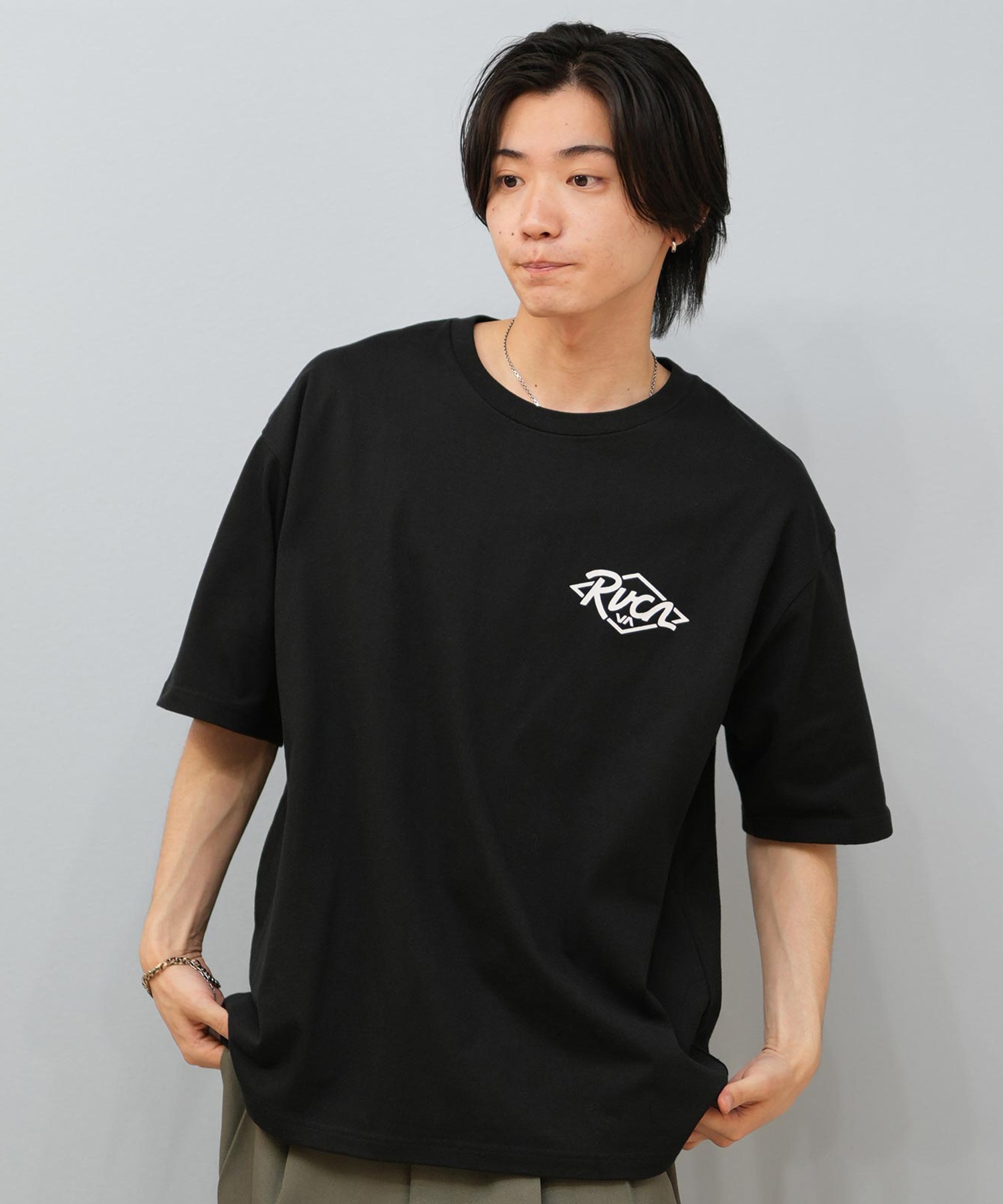 RVCA ルーカ 半袖 Tシャツ メンズ バックプリント オーバーサイズ