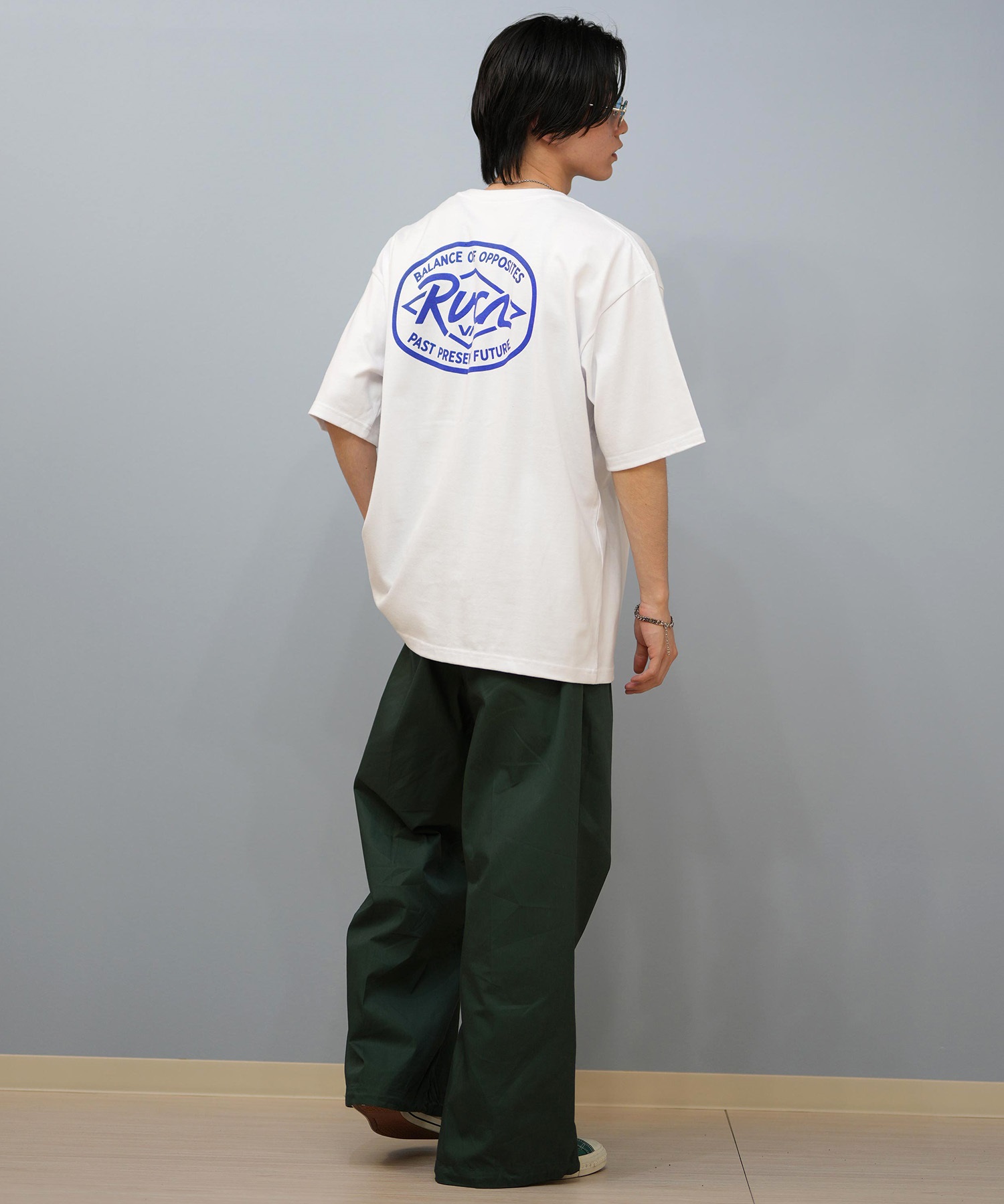 RVCA ルーカ 半袖 Tシャツ メンズ バックプリント オーバーサイズ