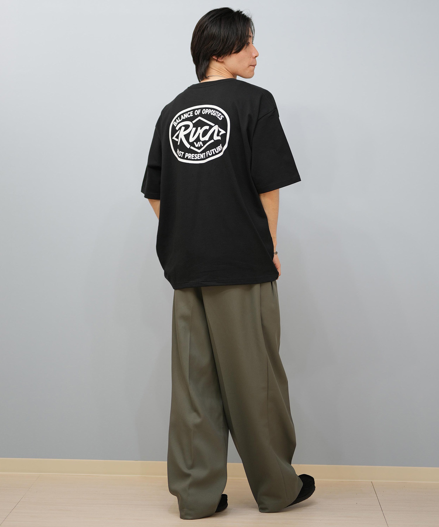 RVCA ルーカ 半袖 Tシャツ メンズ バックプリント オーバーサイズ