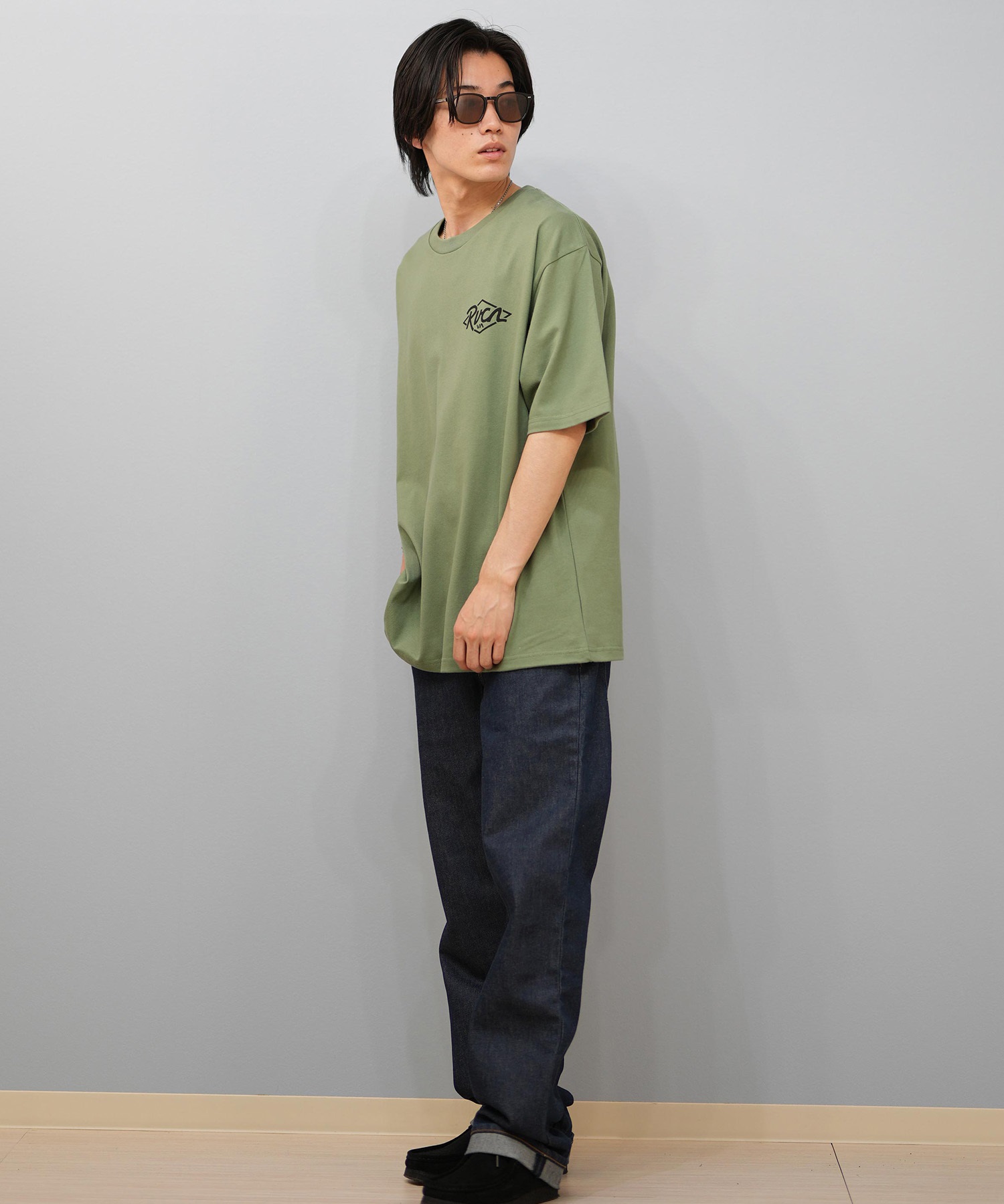 RVCA ルーカ 半袖 Tシャツ メンズ バックプリント オーバーサイズ