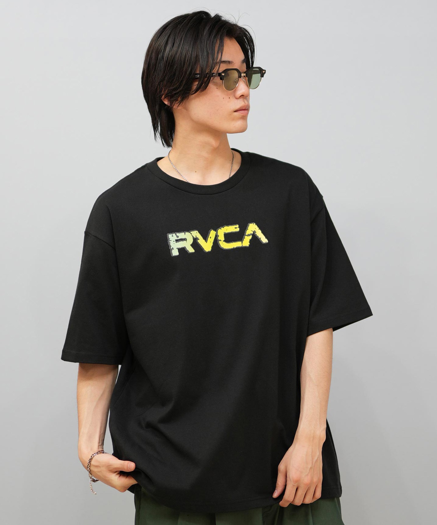 RVCA ルーカ 半袖 Tシャツ メンズ バックプリント オーバー
