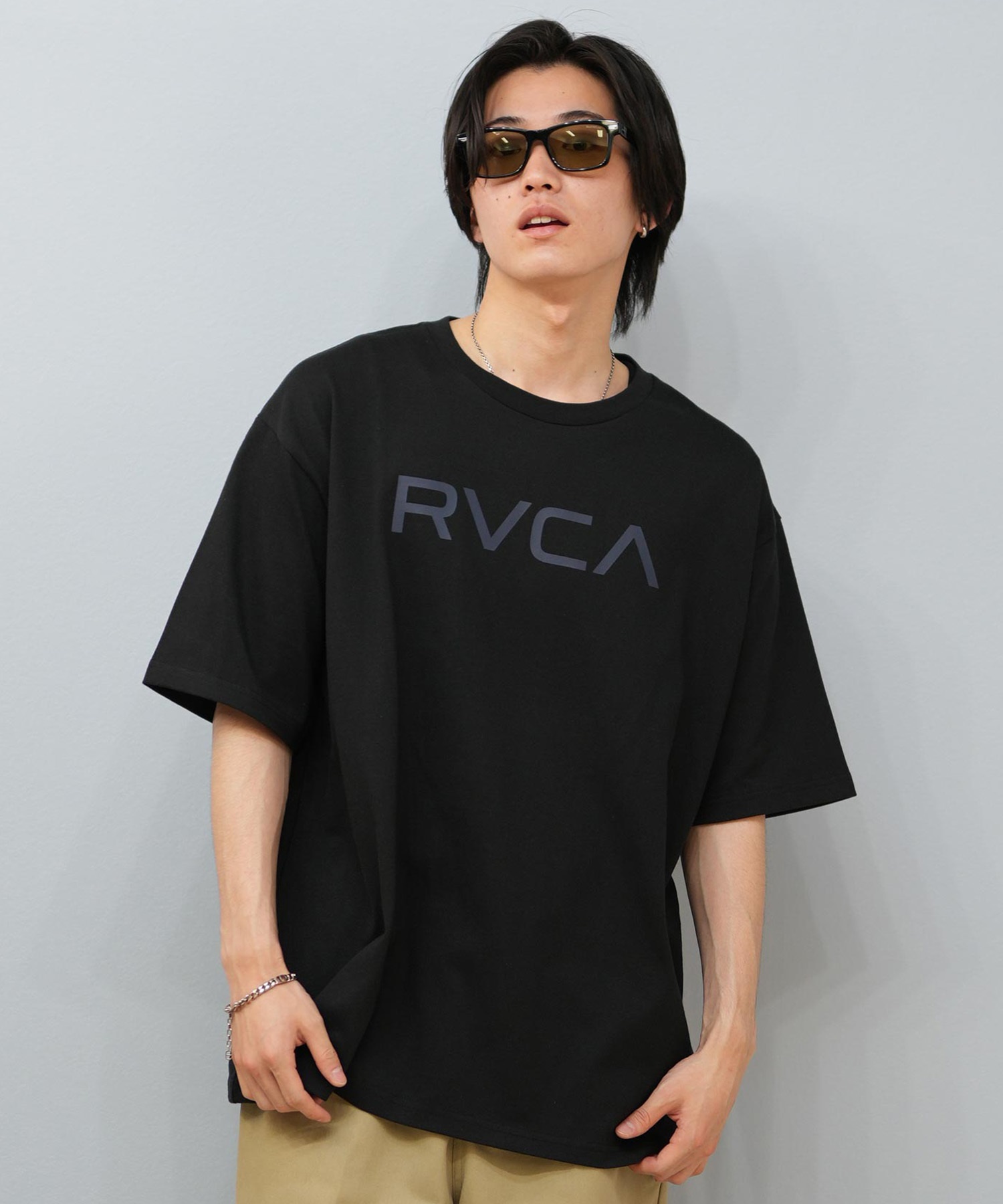 RVCA ルーカ　オーバーサイズTシャツ　ブラック RVCA（ルーカ） tシャツ メンズ レディース : ZOZOTOWN Yahoo!店
