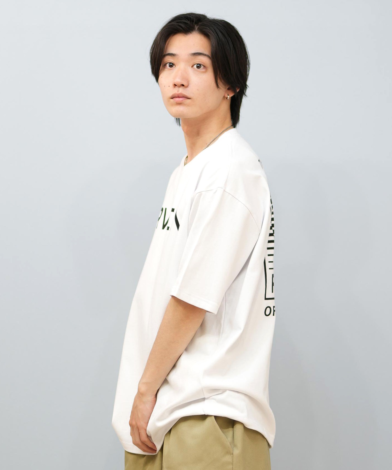 専用【ルーカ】半袖 Tシャツ デカロゴ ビッグロゴ ホワイト 白 バックプリント RVCA ルーカ 半袖 Tシャツ メンズ バックプリント ブランドロゴ
