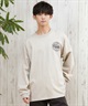 RVCA ルーカ 長袖 Tシャツ メンズ バックプリント ラウンドロゴ オーバーサイズ ユニセックス BF041-152(BLK-S)