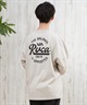 RVCA ルーカ 長袖 Tシャツ メンズ バックプリント ラウンドロゴ オーバーサイズ ユニセックス BF041-152(BLK-S)