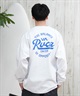 RVCA ルーカ 長袖 Tシャツ メンズ バックプリント ラウンドロゴ オーバーサイズ ユニセックス BF041-152(BLK-S)