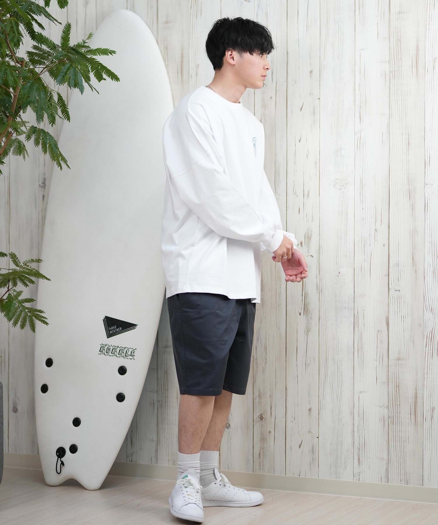 RVCA ルーカ 長袖 Tシャツ メンズ バックプリント ラウンドロゴ オーバーサイズ ユニセックス BF041-152(BLK-S)