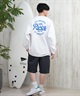 RVCA ルーカ 長袖 Tシャツ メンズ バックプリント ラウンドロゴ オーバーサイズ ユニセックス BF041-152(BLK-S)