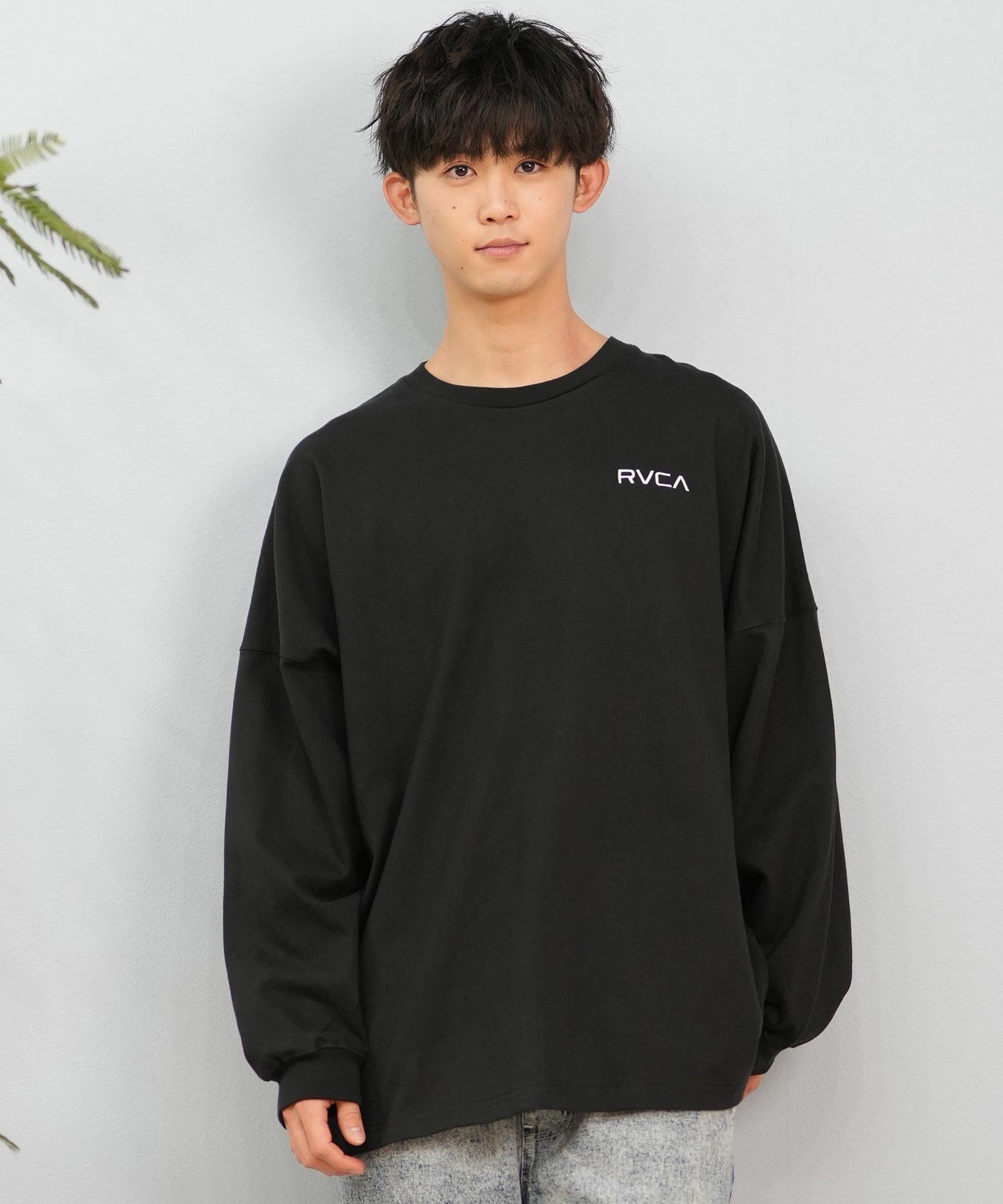 RVCA ルーカ 長袖 Tシャツ メンズ バックプリント ボックスロゴ