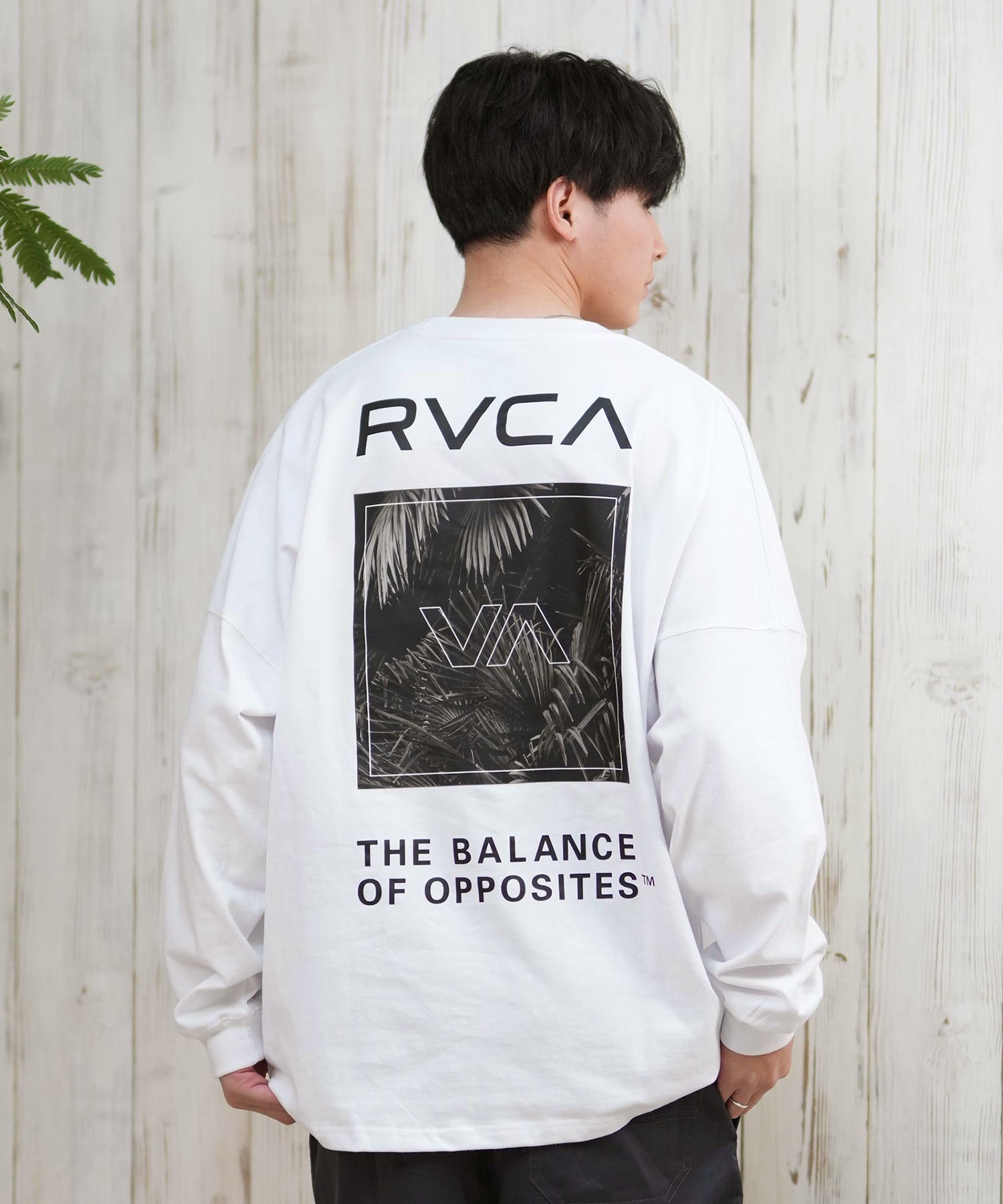 RVCA ルーカ 長袖 Tシャツ メンズ バックプリント ボックスロゴ