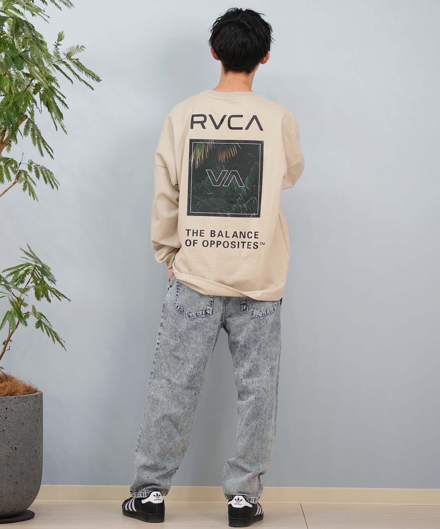 RVCA ルーカ 長袖 Tシャツ メンズ バックプリント ボックスロゴ