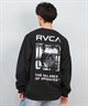 RVCA ルーカ 長袖 Tシャツ メンズ バックプリント ボックスロゴ オーバーサイズ ユニセックス ムラサキスポーツ限定 BF041-158(LGK-S)