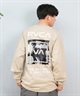 RVCA ルーカ 長袖 Tシャツ メンズ バックプリント ボックスロゴ オーバーサイズ ユニセックス ムラサキスポーツ限定 BF041-158(LGK-S)