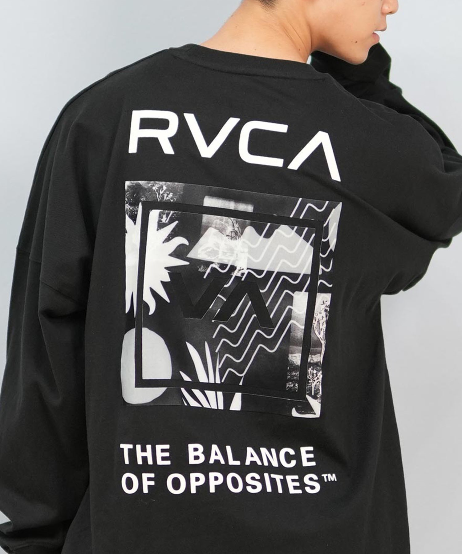 RVCA ルーカ 長袖 Tシャツ メンズ バックプリント ボックスロゴ