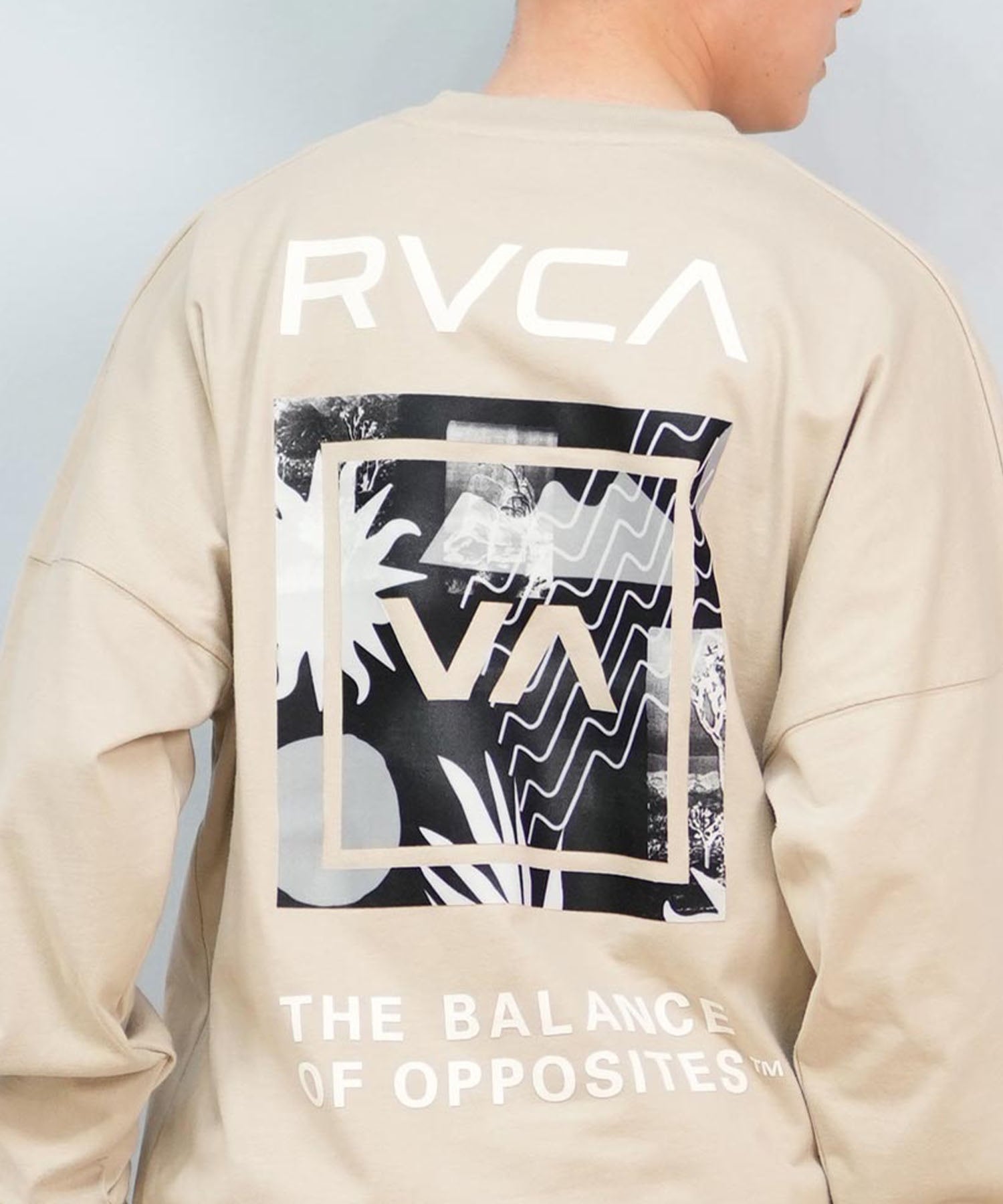 RVCA ルーカ 長袖 Tシャツ メンズ バックプリント ボックスロゴ