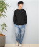 RVCA ルーカ 長袖 Tシャツ メンズ バックプリント ボックスロゴ オーバーサイズ ユニセックス ムラサキスポーツ限定 BF041-158(LGK-S)