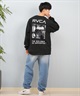 RVCA ルーカ 長袖 Tシャツ メンズ バックプリント ボックスロゴ オーバーサイズ ユニセックス ムラサキスポーツ限定 BF041-158(LGK-S)