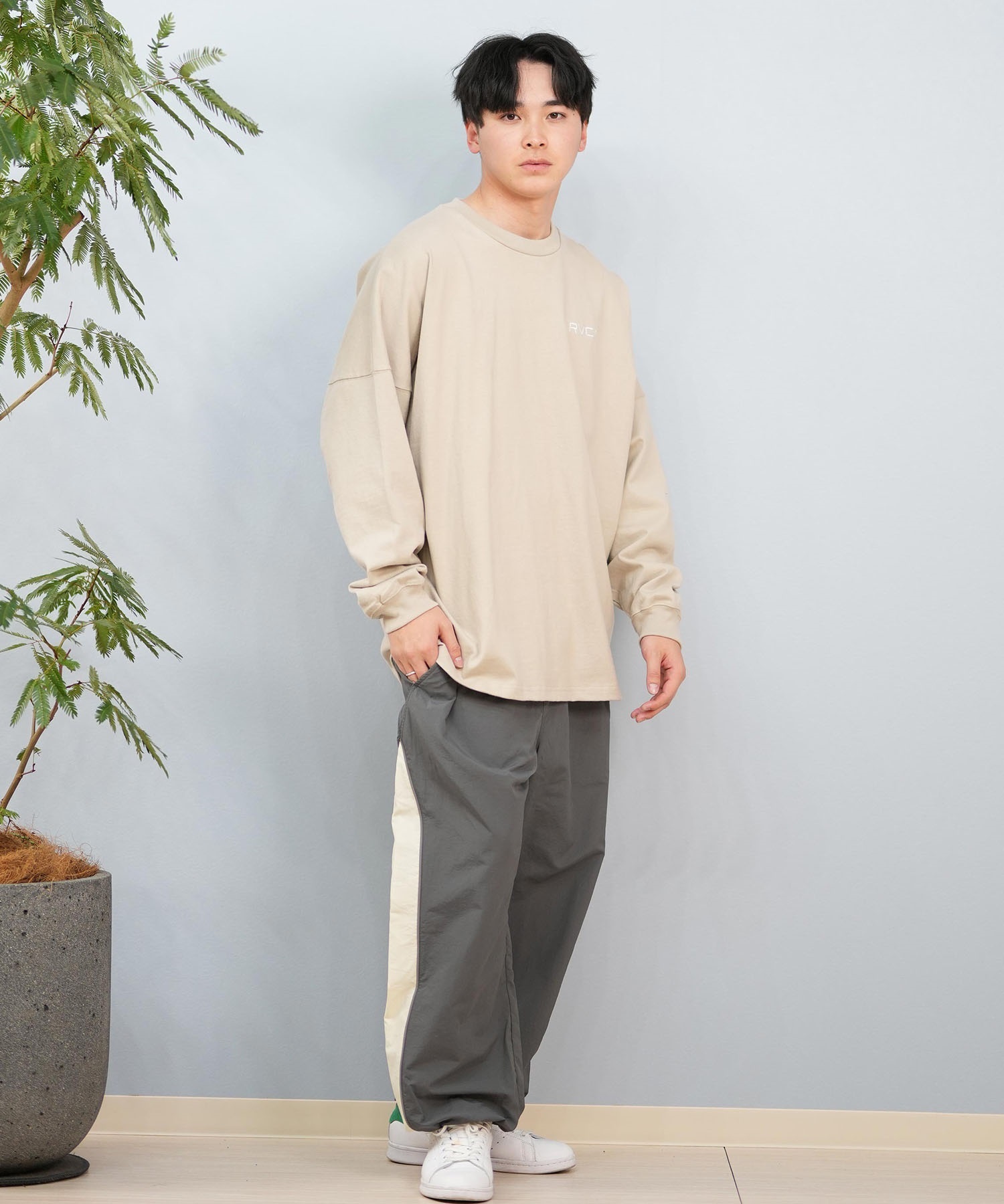 RVCA ルーカ 長袖 Tシャツ メンズ バックプリント ボックスロゴ