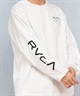 RVCA ルーカ 長袖 Tシャツ メンズ バックプリント ユニセックス ムラサキスポーツ限定 BF041-159(WHT-S)