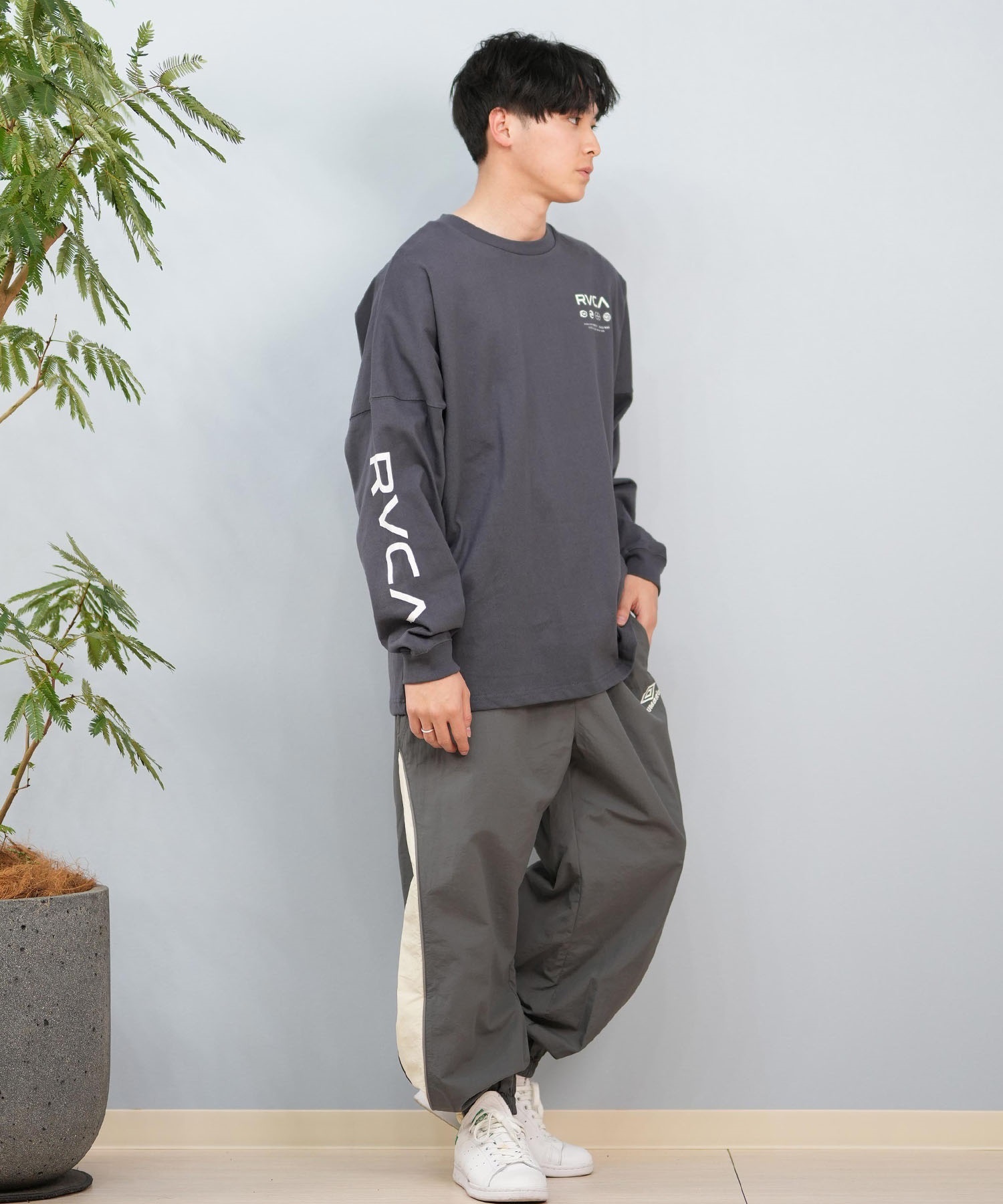 RVCA ルーカ 長袖 Tシャツ メンズ バックプリント ユニセックス