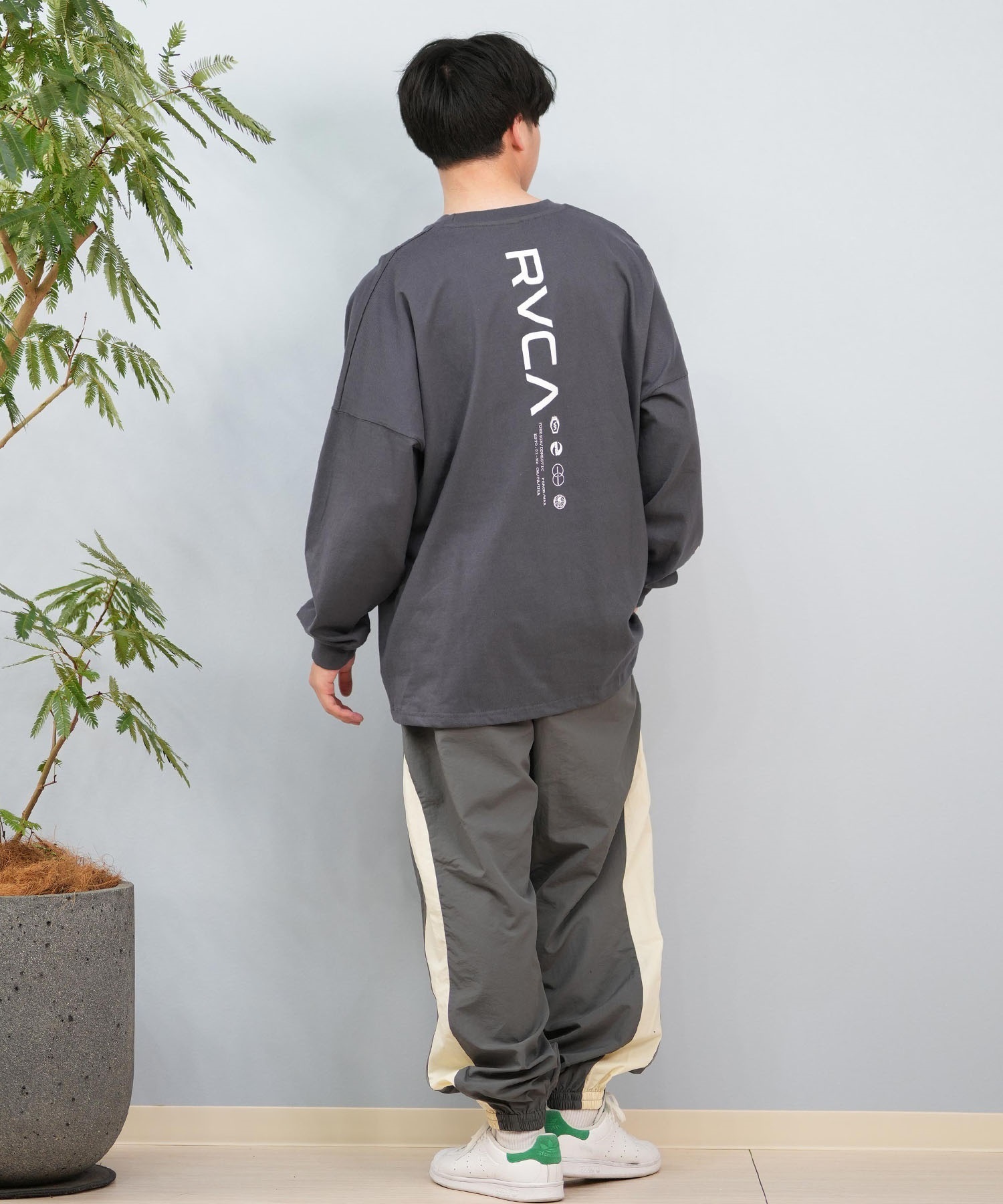 RVCA ルーカ 長袖 Tシャツ メンズ バックプリント ユニセックス