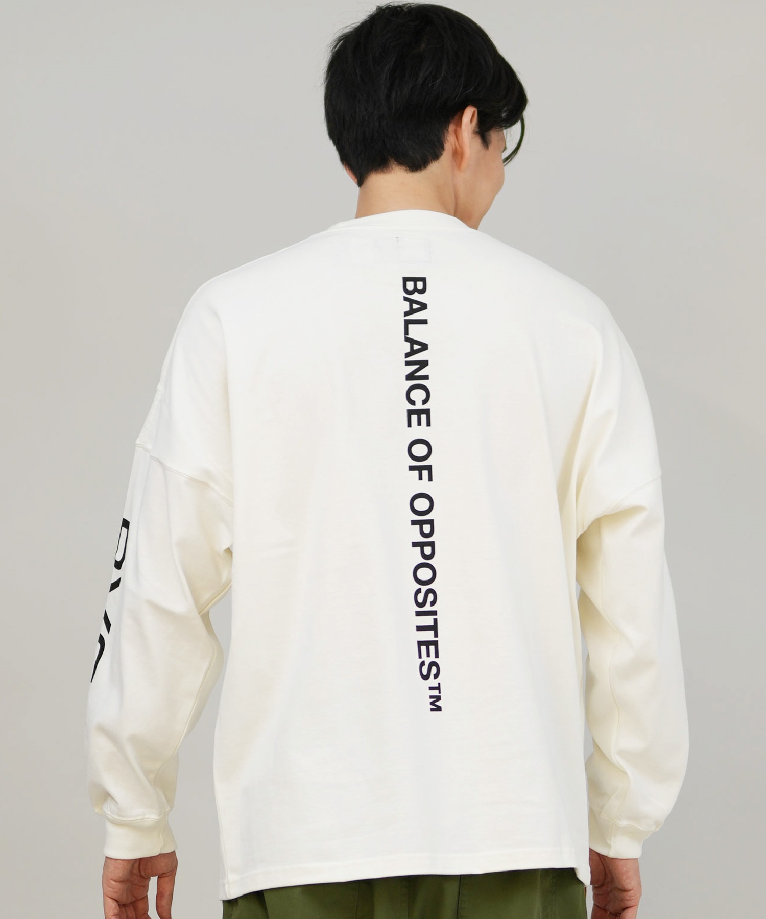 RVCA◆長袖Tシャツ/M/コットン/WHT/AI042-060 トレーナー スウェット 「WEB限定」「RVCA⁄ルーカ」 VA WORLD WIDE