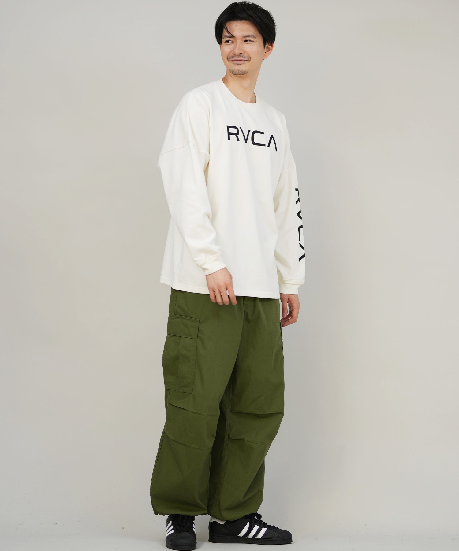 RVCA ルーカ 長袖 Tシャツ ロンT メンズ シンプル ロゴ RVCA LT BF042