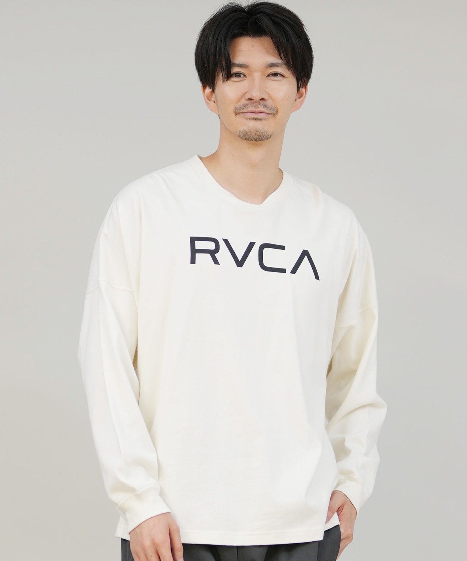 RVCA ルーカ 長袖 Tシャツ ロンT メンズ バックプリント 3BOX LT ロン