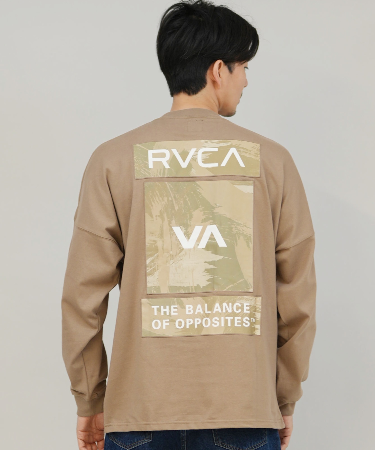 RVCA 長袖Tシャツ 2枚セット RVCA ルーカ 長袖 Tシャツ ロンT メンズ バックプリント 3BOX LT ロン