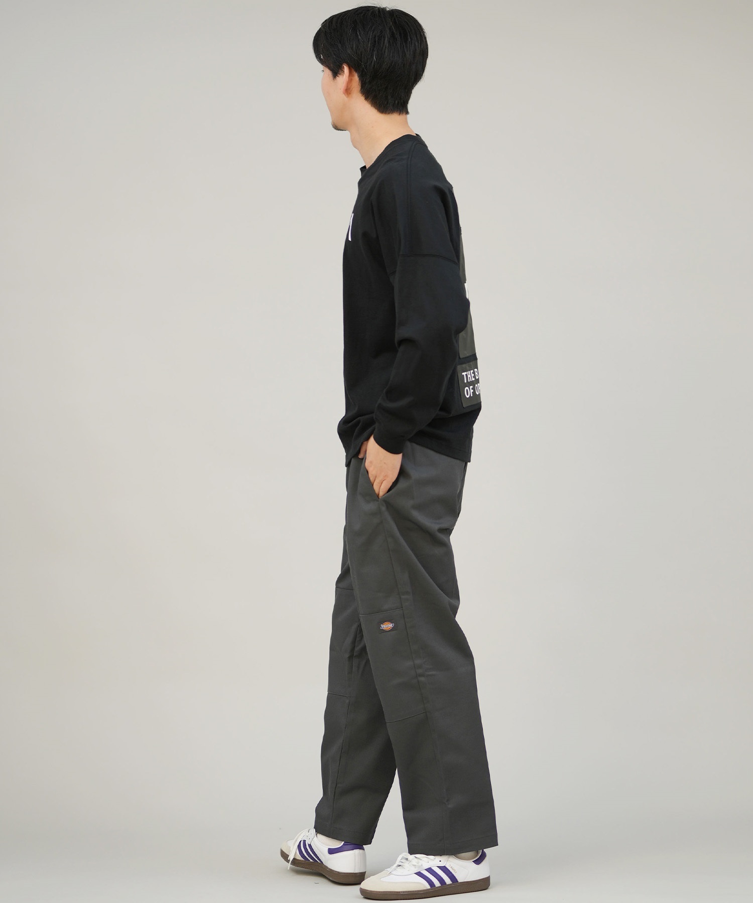 RVCA ルーカ 長袖 Tシャツ ロンT メンズ バックプリント 3BOX LT ロン