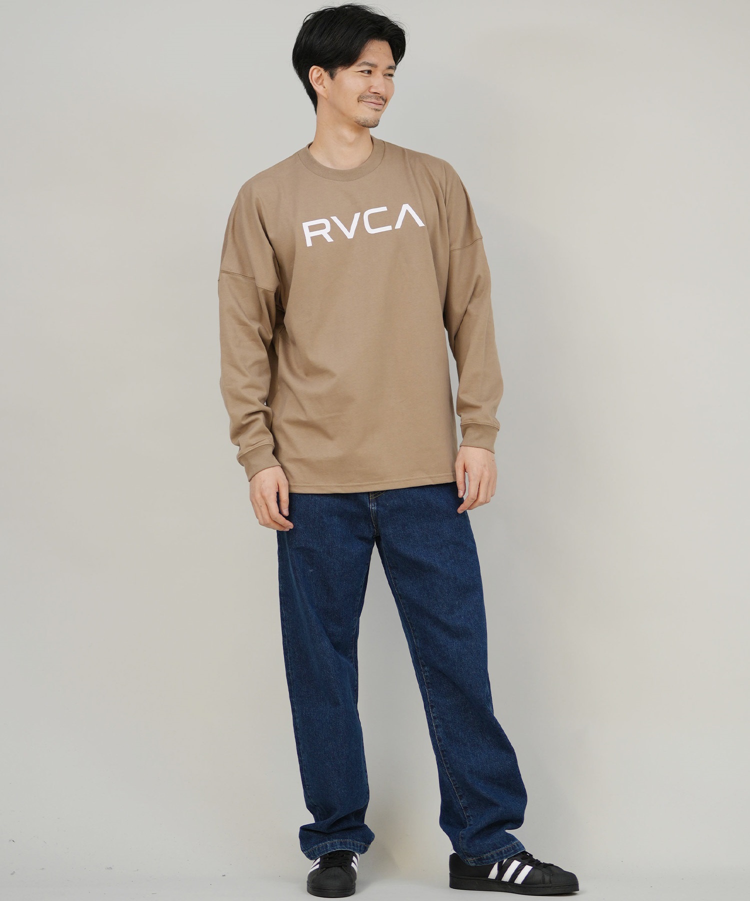 RVCA ルーカ 長袖 Tシャツ ロンT メンズ バックプリント 3BOX LT ロン