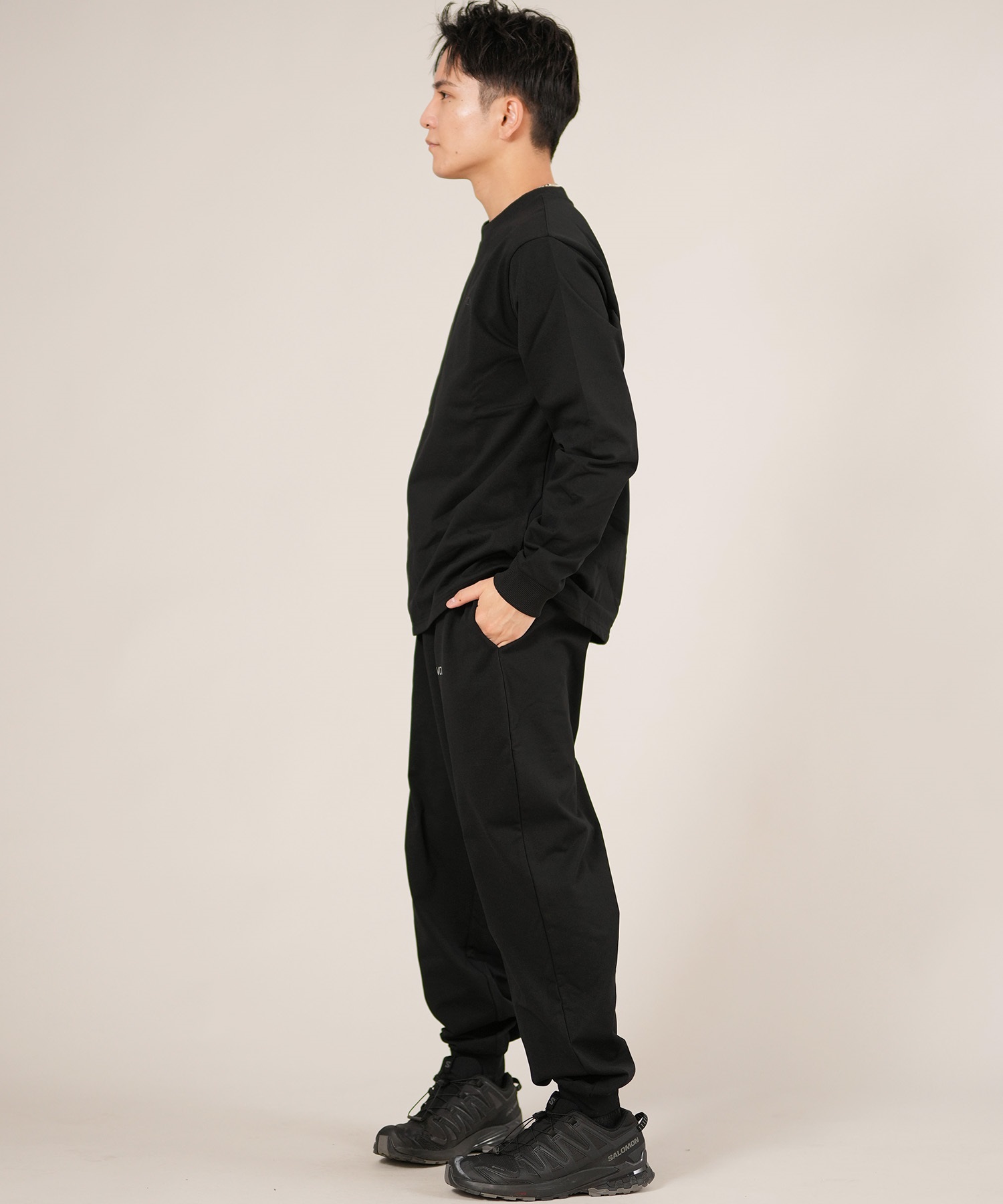 RVCA ルーカ 長袖 Tシャツ ロンT メンズ バックプリント シンプル ロゴ