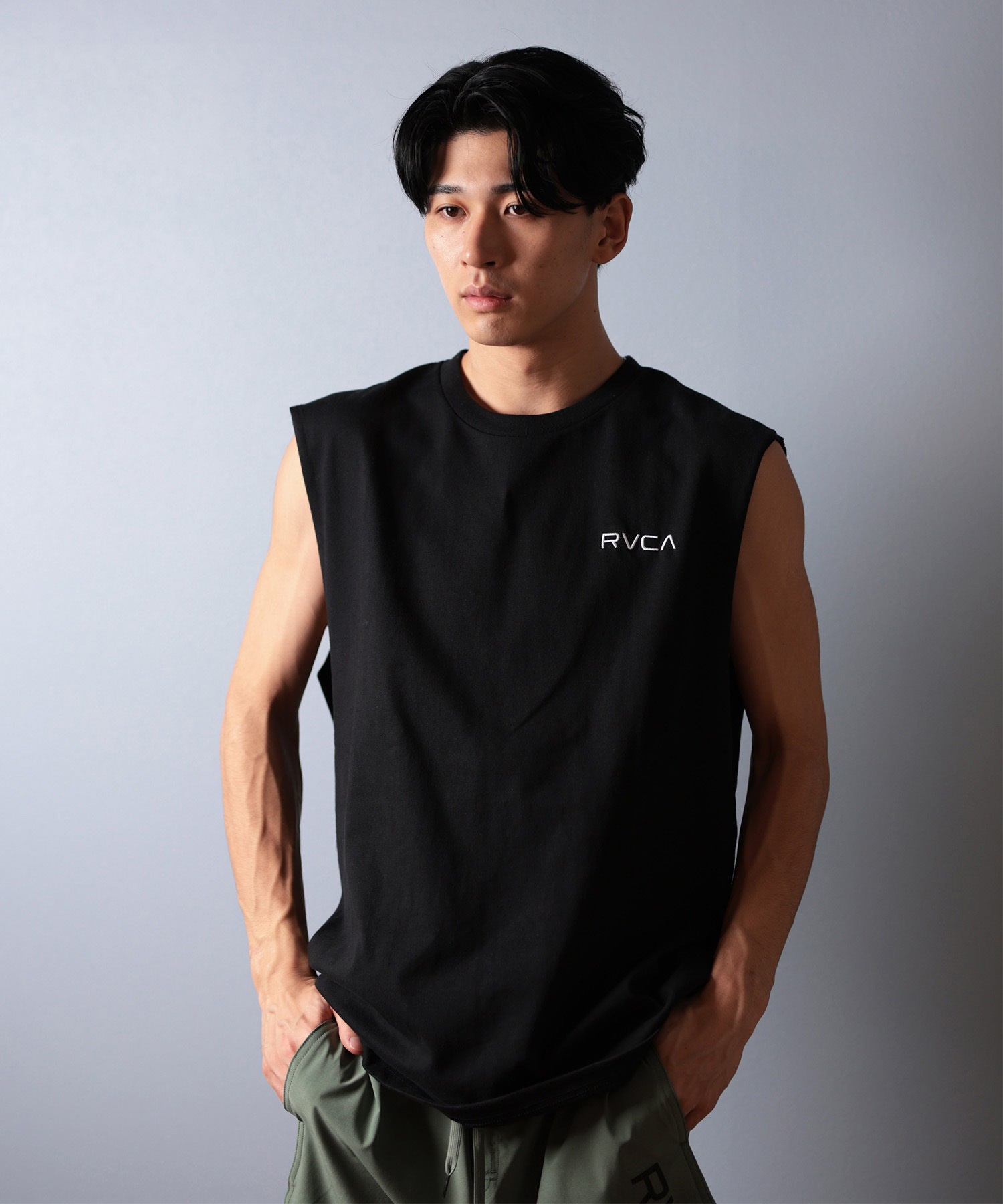 RVCA ルーカ タンクトップ メンズ バックプリント BF041-356